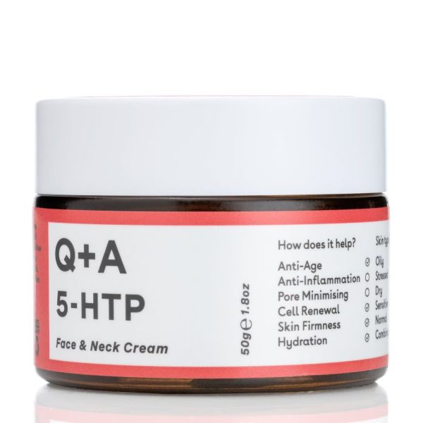 Q+A 5-HTP Face & Neck Cream 50g