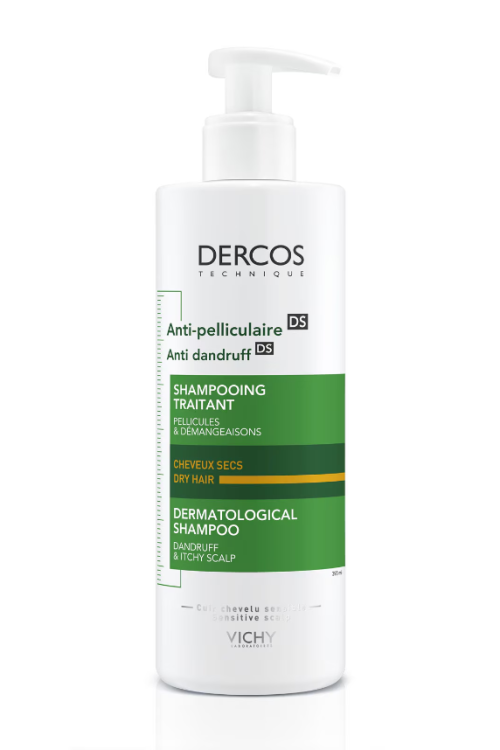 Vichy Dercos Anti-Dandruff Shampoo For Dry Hair 390ml