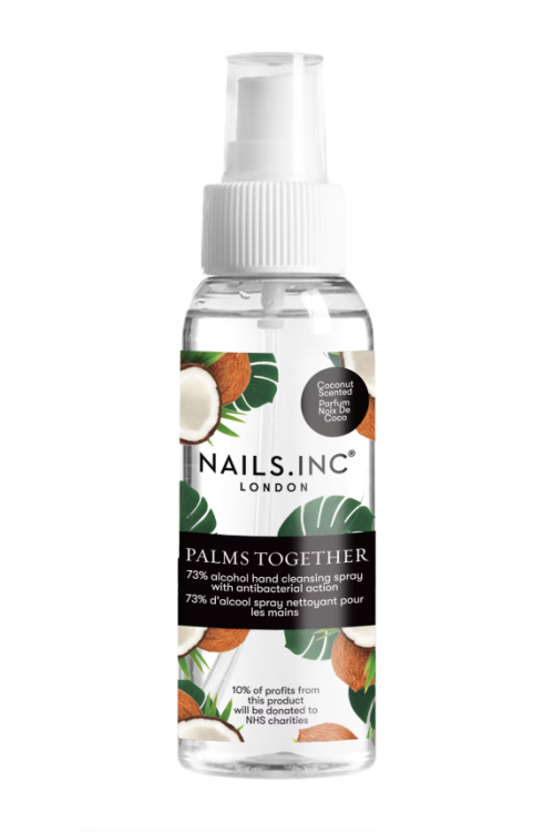 Nails.INC Palms Together Sanitiser Spray Coconut Scent 60ml