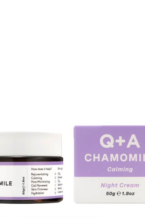 Q+A Chamomile Night Cream 50g