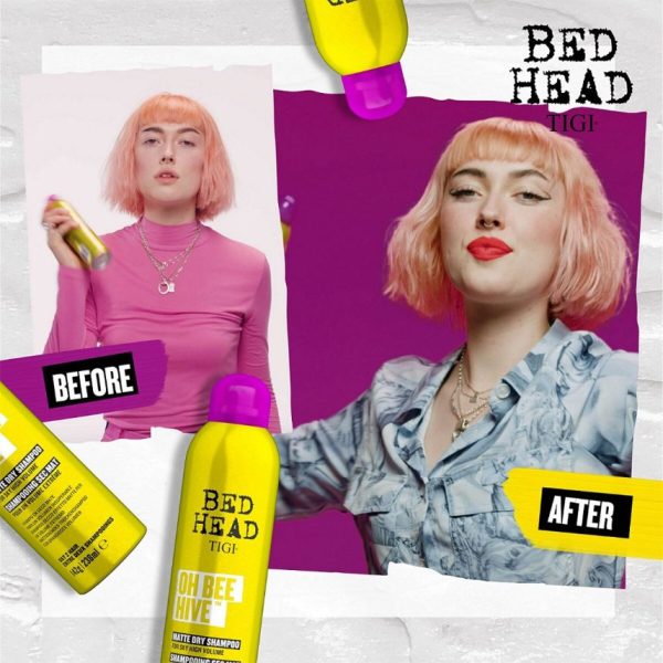 Bed Head By Tigi Oh Bee Hive Dry Shampoo For Volume And Matte Finish 238ml - Image 5