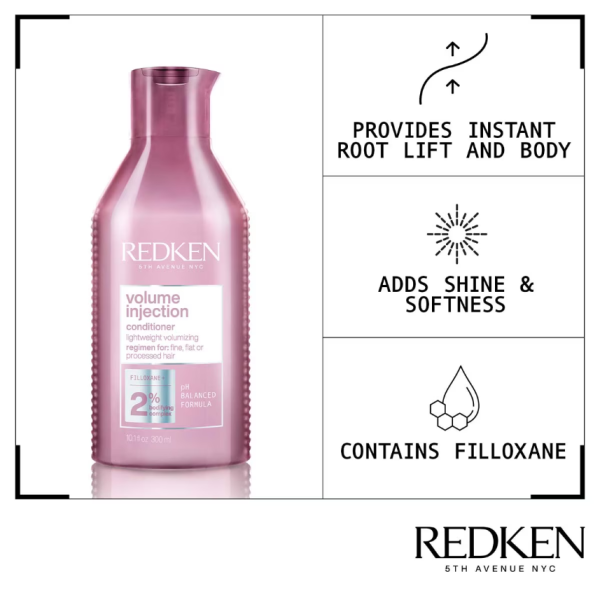 Redken Volume Injection Conditioner 300ml - Image 3