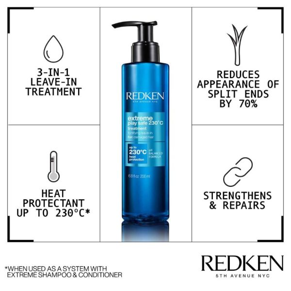 Redken Extreme Play Safe 200ml - Image 4