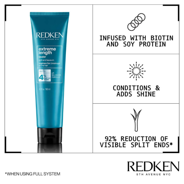 Redken Extreme Length Sealer 150ml - Image 4