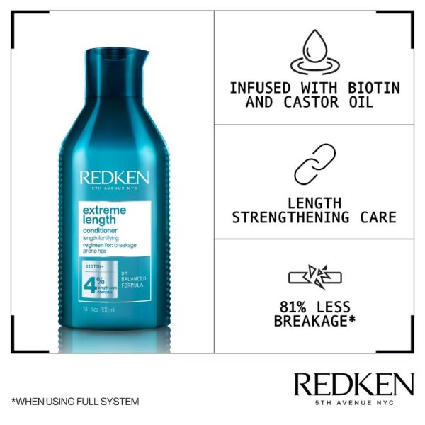 Redken Extreme Length Conditioner 300ml - Image 4