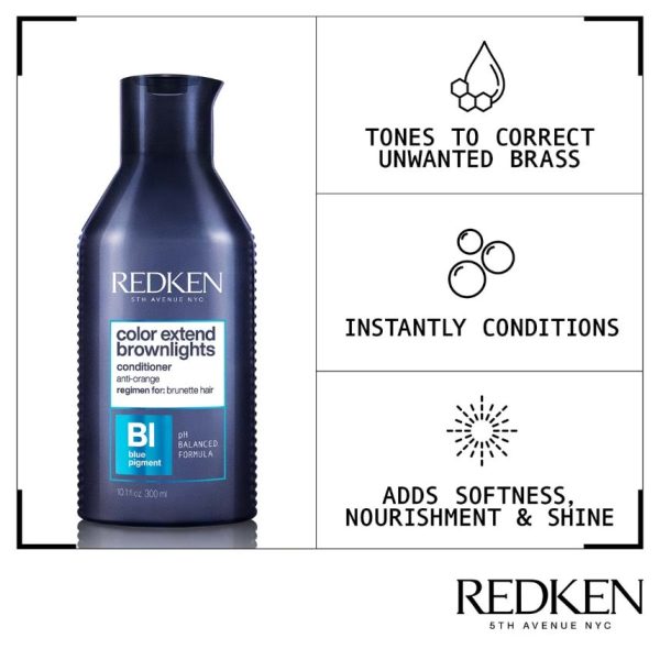 Redken Color Extend Brownlights Conditioner 300ml - Image 4