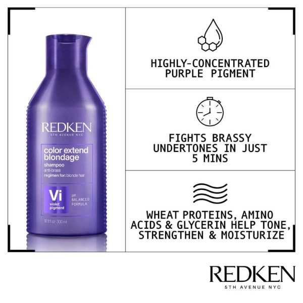 Redken Color Extend Blondage Shampoo 300ml - Image 4