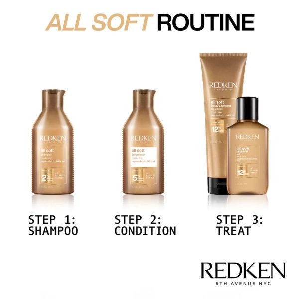 Redken All Soft Conditioner 300ml - Image 5