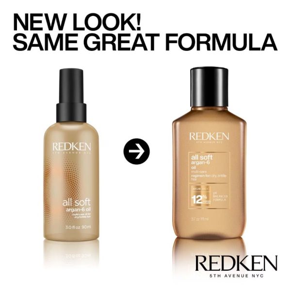 Redken All Soft Argan-6 Oil 111ml - Image 2