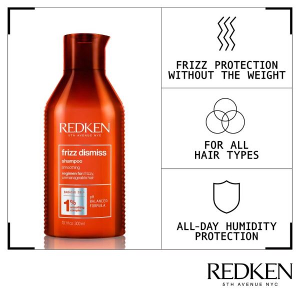 Redken Frizz Dismiss Shampoo 300ml - Image 4