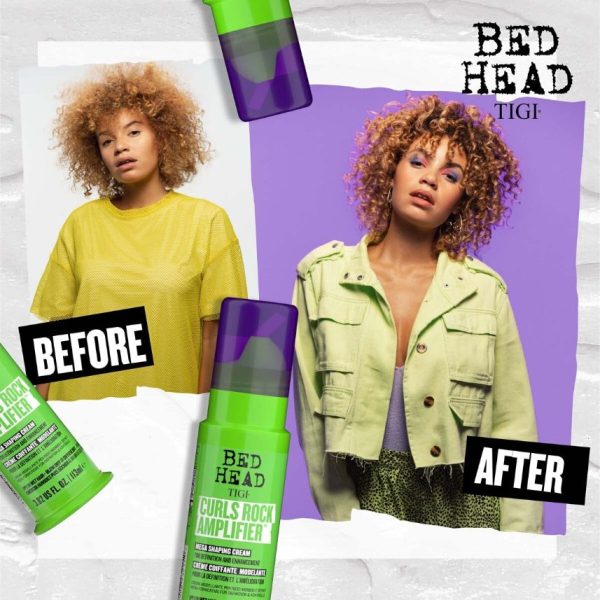 Bed Head by TIGI Curls Rock Amplifier Curly Hair Cream for Defined Curls 113ml - Image 5