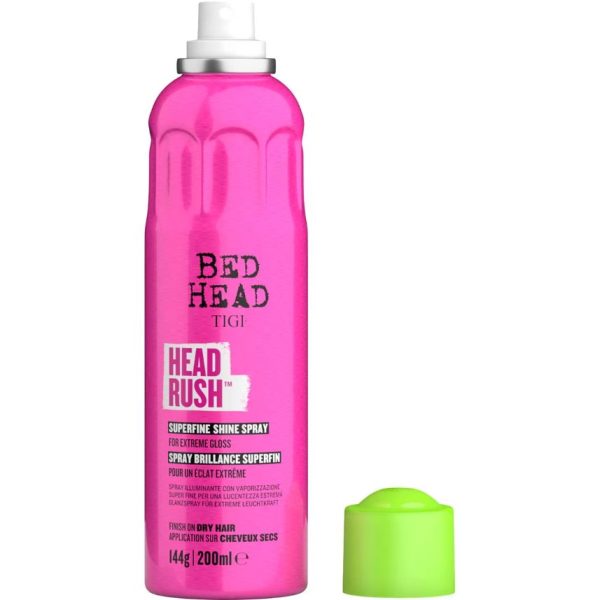 Bed Head by TIGI Headrush Shine Hair Spray for Smooth Shiny Hair 200ml - Image 3