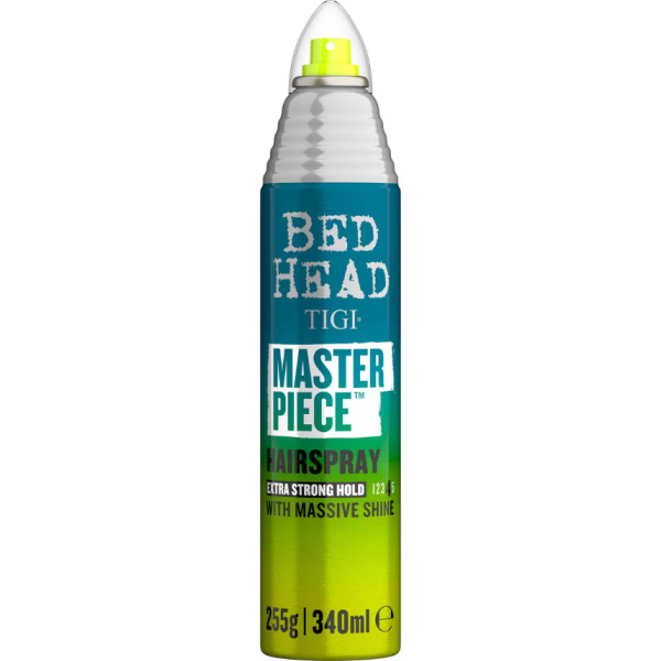 Bed Head by TIGI Masterpiece Shiny Hairspray for Strong Hold and Shine 340ml