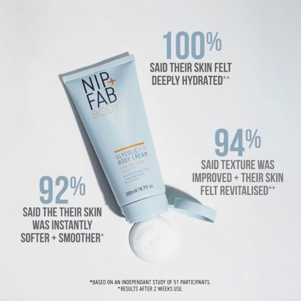 NIP+FAB Glycolic Fix Body Cream 200ml - Image 3