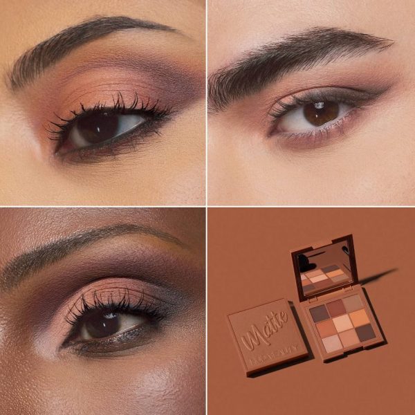 HUDA BEAUTY Matte Obsessions Warm Eyeshadow Palette - Image 4