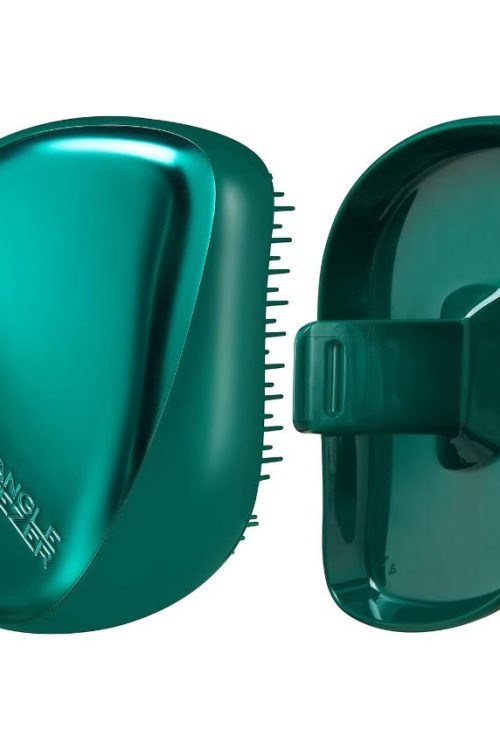 TANGLE TEEZER Tangle Teezer Compact Styler – Detangling Hair Brush  Green Jungle