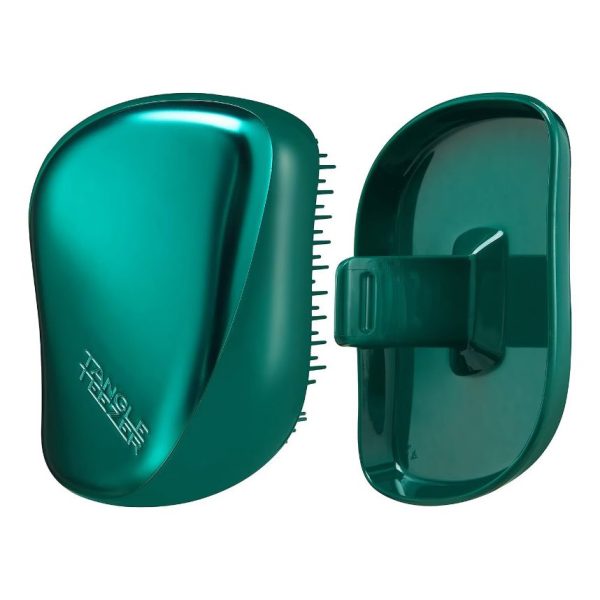 TANGLE TEEZER Tangle Teezer Compact Styler - Detangling Hair Brush  Green Jungle