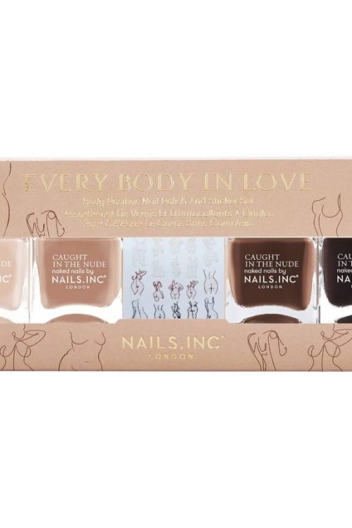 Nails.INC Everyone Body in Love Nail Polish and Sticker Set