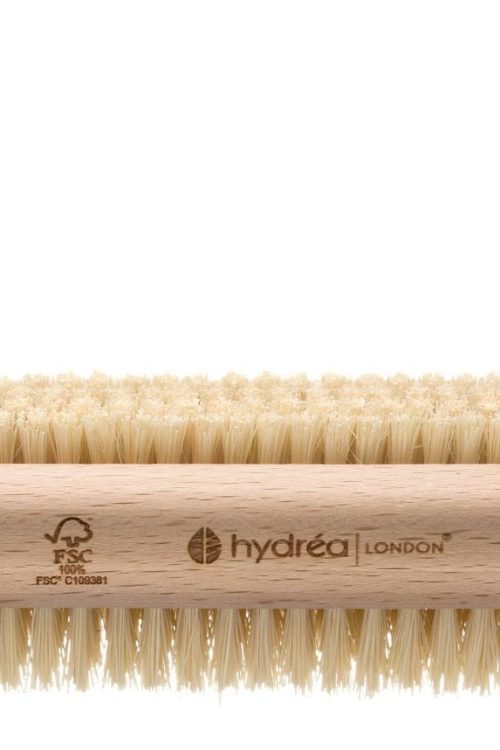 Hydréa London Extra Tough Dual Sided Hand & Nail Brush With Cactus Bristles – Hard Strength