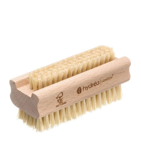 Hydréa London Extra Tough Dual Sided Hand & Nail Brush With Cactus Bristles - Hard Strength - Image 2