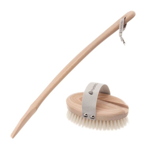 Hydrea London Body Brush with Natural Bristles - Medium Strength