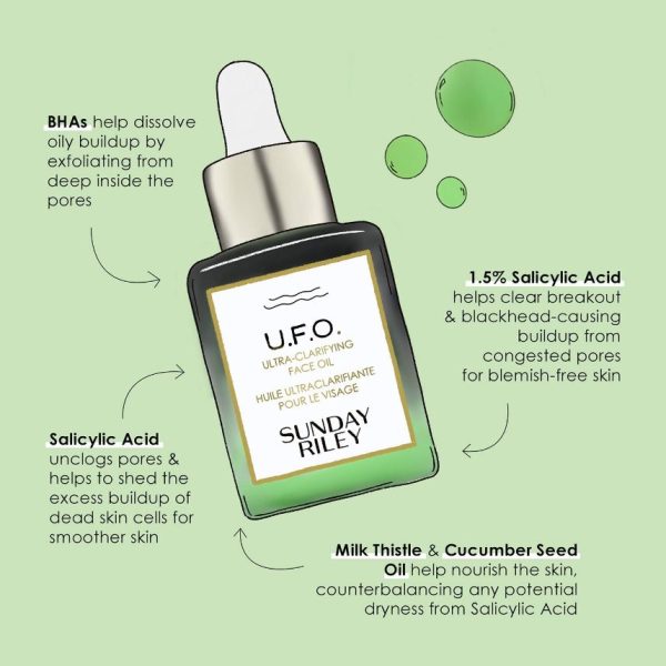 SUNDAY RILEY U.F.O. Ultra Clarifying Treatment Face Oil 35ml - Image 2