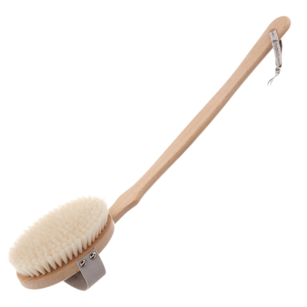 Hydrea London Body Brush with Natural Bristles - Medium Strength - Image 2