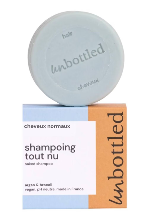 UNBOTTLED Naked Solid Shampoo for Normal Hair 75g