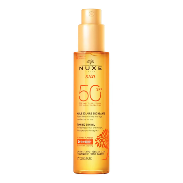 NUXE Sun Tanning Sun Oil - High Protection SPF50  150ml