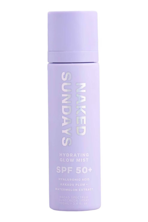 NAKED SUNDAYS SPF50+ Hydrating Glow Mist Top Up 100ml