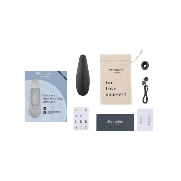 WOMANIZER Classic 2 Clitoral Vibrator Black - Image 4