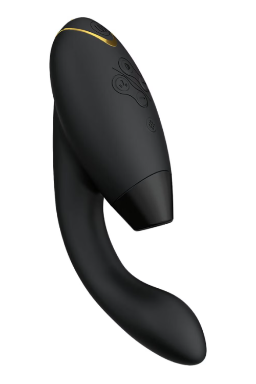 WOMANIZER Duo 2 Rabbit Sex Toy Clitoral Stimulator G-Spot Dual Vibrator  Black