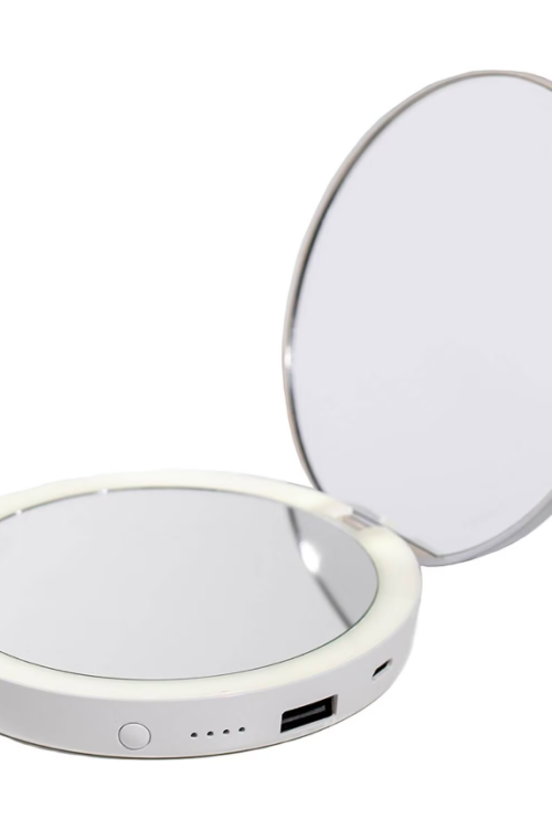 STYLPRO Flip ‘n’ Charge Power Bank Compact LED Mirror 187g