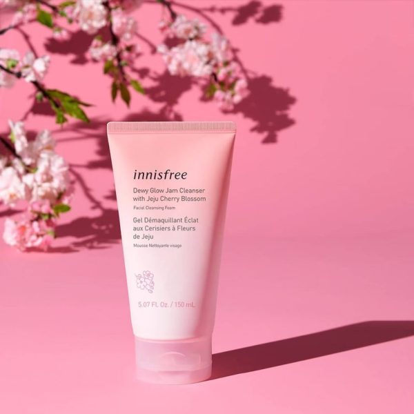 INNISFREE Dewy Glow Jam Cleanser with Jeju Cherry Blossom 150ml - Image 4