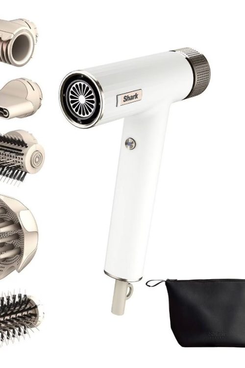 SHARK SpeedStyle RapidGloss Finisher & High-Velocity Hair Dryer with Storage Bag Set