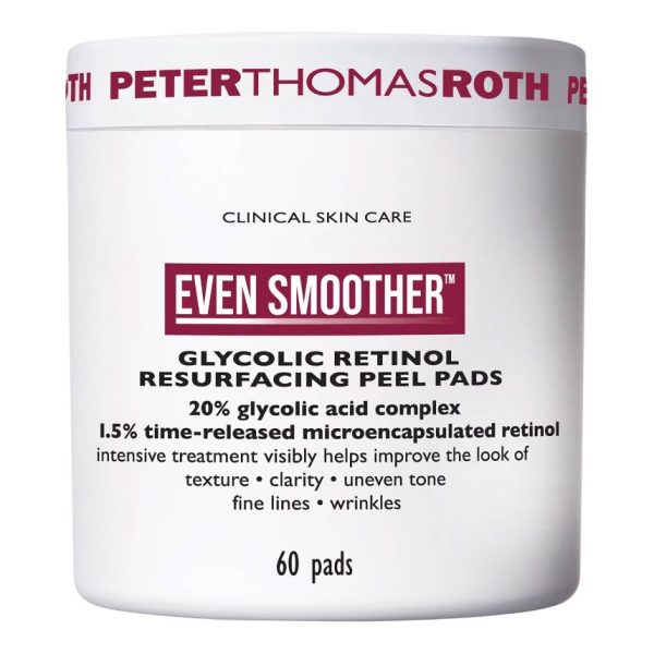 PTR Even Smoother Glycolic Retinol Resurfacing Peel Pads x 60