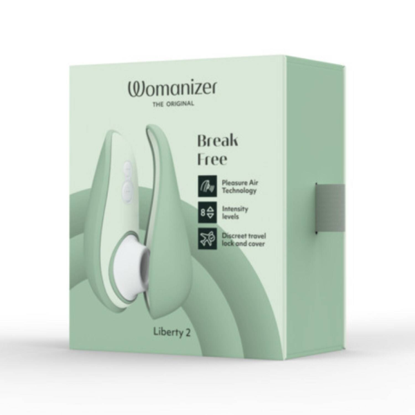 WOMANIZER Liberty 2 Clitoral Vibrator Travel Format Sage - Image 3