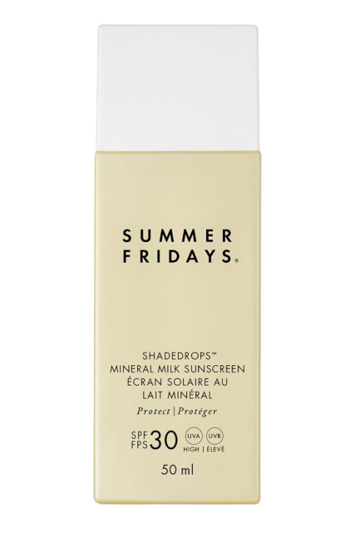 SUMMER FRIDAYS ShadeDrops SPF 30 Mineral Milk Sunscreen 50ml