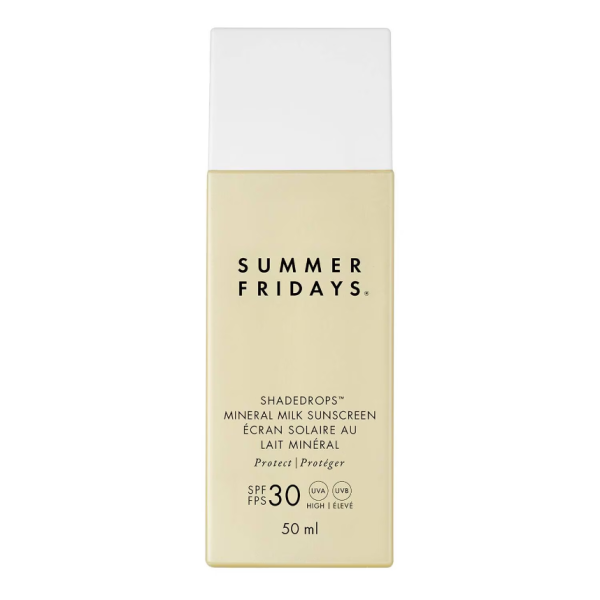 SUMMER FRIDAYS ShadeDrops SPF 30 Mineral Milk Sunscreen 50ml