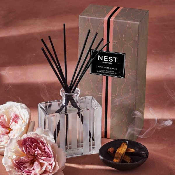 NEST New York Rose Noir and Oud Reed Diffuser 175ml - Image 3