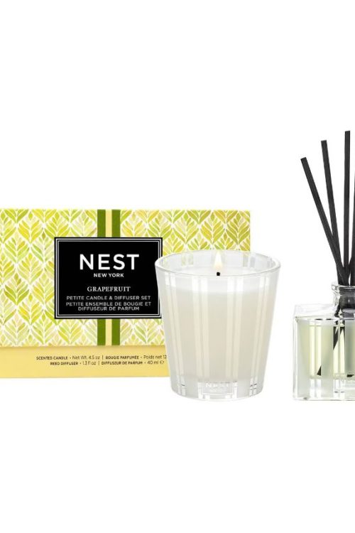 NEST New York Grapefruit Petite Candle & Petite Reed Diffuser  Set