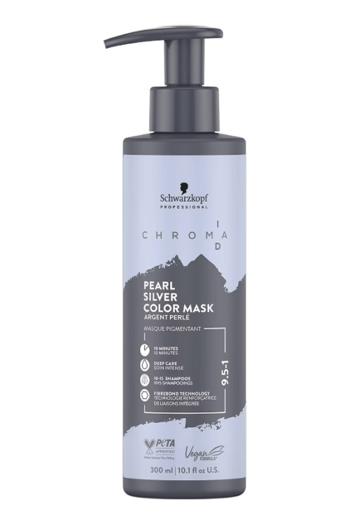 SCHWARZKOPF Professional Chroma ID Hair Colour Mask 300ml Pearl Silver