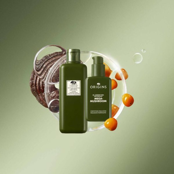 ORIGINS Dr. Weil For Origins™ Mega-Mushroom Relief & Resilience Fortifying Emulsion 100ml - Image 4