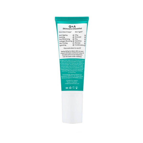 Q+A Niacinamide SPF50 Balancing Facial Sunscreen 50ml - Image 3