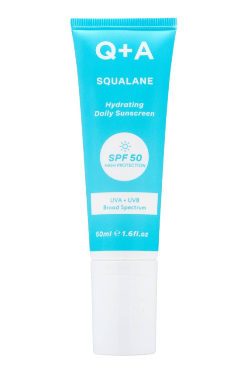 Q+A Squalane SPF50 Hydrating Facial Sunscreen 50ml