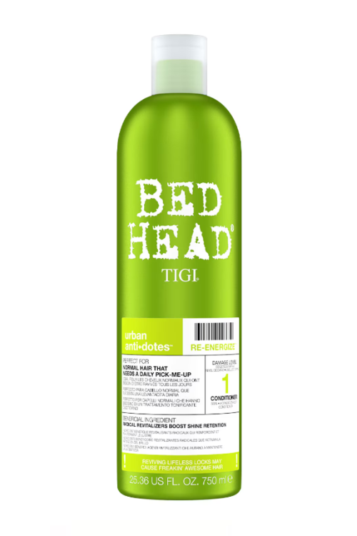 Bed Head by Tigi Urban Antidotes Re-Energise Daily Conditioner for Normal Hair 750ml