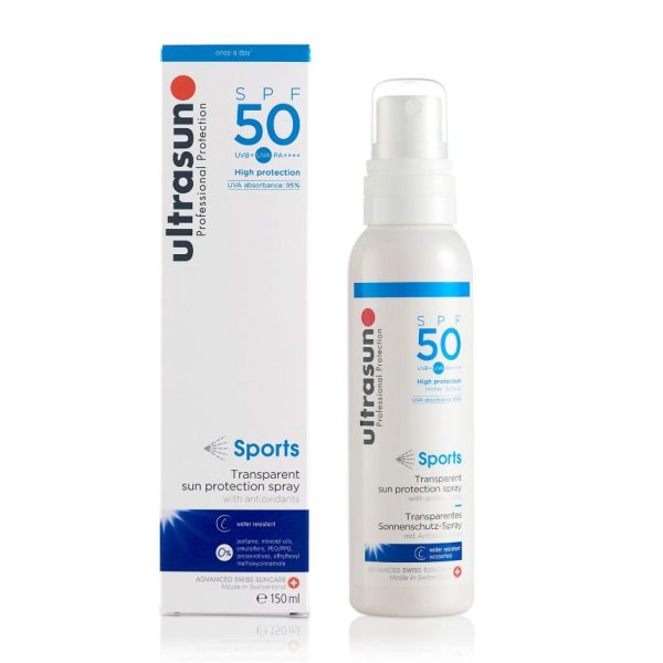 Ultrasun Sports High SPF50 Clear Spray Formula 150ml - Image 2