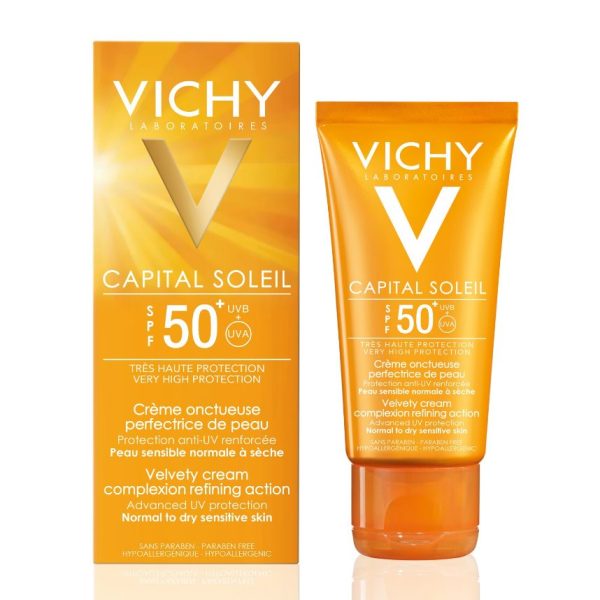 Vichy Ideal Soleil Velvety Face Cream SPF50+ 50ml - Image 2