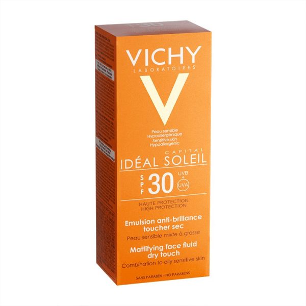 Vichy Ideal Soleil Mattifying Face Fluid Dry Touch SPF30 50ml - Image 4