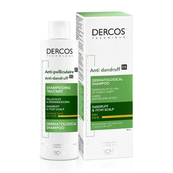 Vichy Dercos Anti-Dandruff Shampoo For Dry Hair 200ml - Image 3